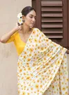 MG 262 Yellow Haldi Special Printed Sarees Catalog
